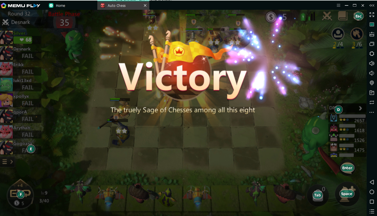 Bermain Auto Chess di PC dengan MEmu Android Emulator